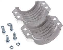 clamps 84 - 87mm, Aluminium, EN14420-3 (DIN2817)