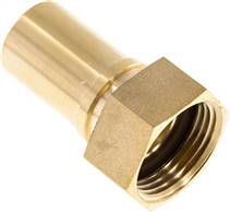 Hose screw connection, EN14420-5 G 1"-25 (1")mm, Brass