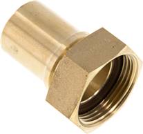 Hose screw connection, EN14420-5 G 1-1/4"-32 (1-1/4")mm, Brass