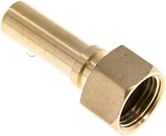 Hose screw connection, EN14420-5 G 1/2"-13 (1/2")mm, Brass