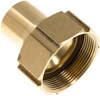 Hose screw connection, EN14420-5 G 2"-38 (1-1/2")mm, Brass