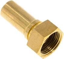 Hose screw connection, EN14420-5 G 3/4"-19 (3/4")mm, Brass