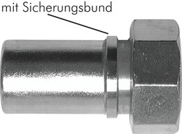 Hose screw connection, EN14420-5 G 4"-100 (4")mm, 1.4408