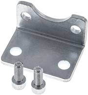 ISO 15552-foot bracket 50 mm, Zinc plated steel
