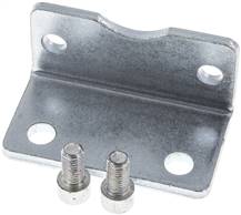 ISO 15552-foot bracket 80 mm, Zinc plated steel