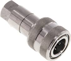 Hydraulic coupling ISO 7241-1B, Sleeve, G 1/8"(Female thread),Stainless steel