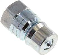Hydraulic coupling ISO 7241-1B, Plug, G 1/2"(Female thread), Steel
