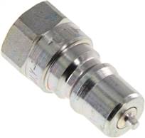 Hydraulic coupling ISO 7241-1B, Plug, G 1/4"(Female thread), Steel