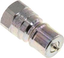 Hydraulic coupling ISO 7241-1B, Plug, G 3/8"(Female thread), Steel
