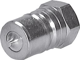 Hydraulic coupling ISO 7241-1B, Plug, G 2"(Female thread), Steel
