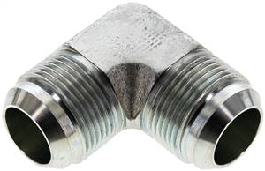 90°-elbow,UN 1-5/16"-12 AG (JIC), Zinc plated steel