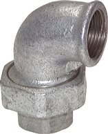 Elbow screw connection conical sealing Rp 2-1/2" (Female thread)